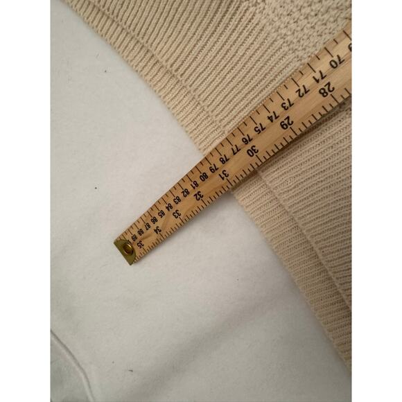 Sue Hillis Designs Duplicate Stitch 100% Cotton Cream Knit Top Short Sleeve‎ 2X - Picture 11 of 14